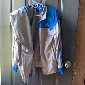 Men’s adidas track suit but cute for a girl too